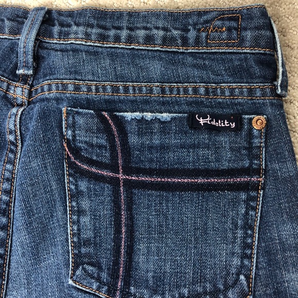 Fidelity Belladonna Mid-Rise Bootcut Jeans Size 29 - Picture 8 of 14